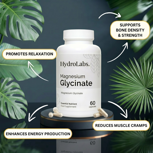 HydroLabs Magnesium Glycinate — 1 Bottle (30-day supply)