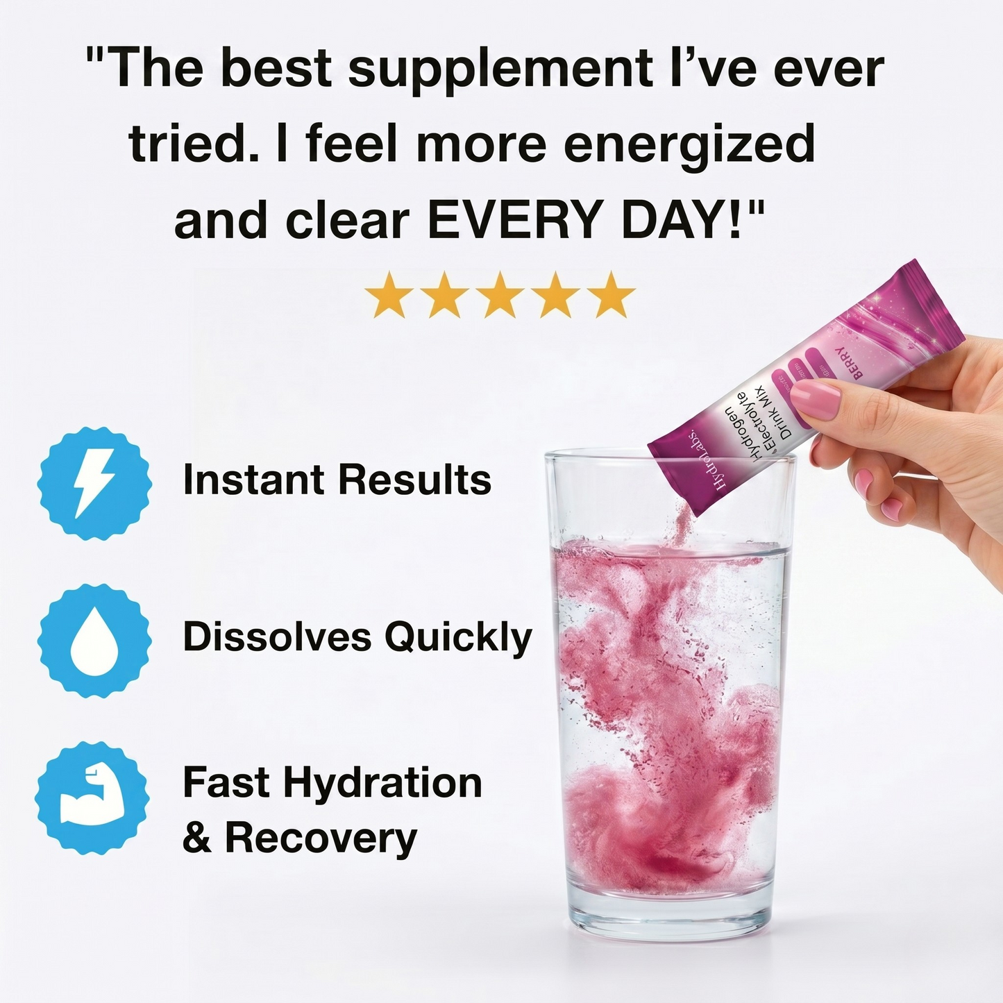 HydroLabs Hydrogen + Electrolytes Mix